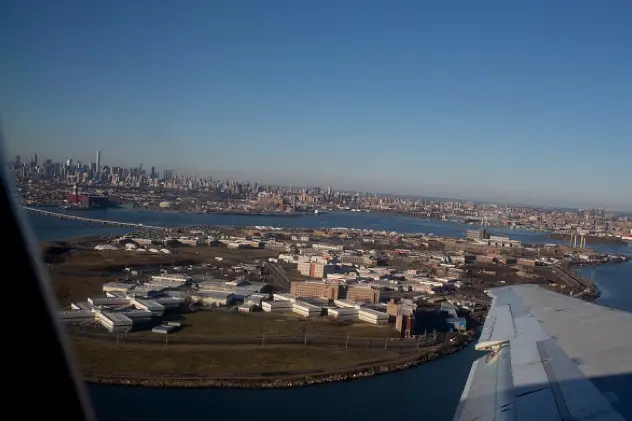 Rikers Island, where the majority of inmates have yet to go to trial, and were unable to make bail.